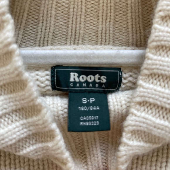 Beige/Cream Roots Knit Sweater (Size Small) - Picture 4 of 8
